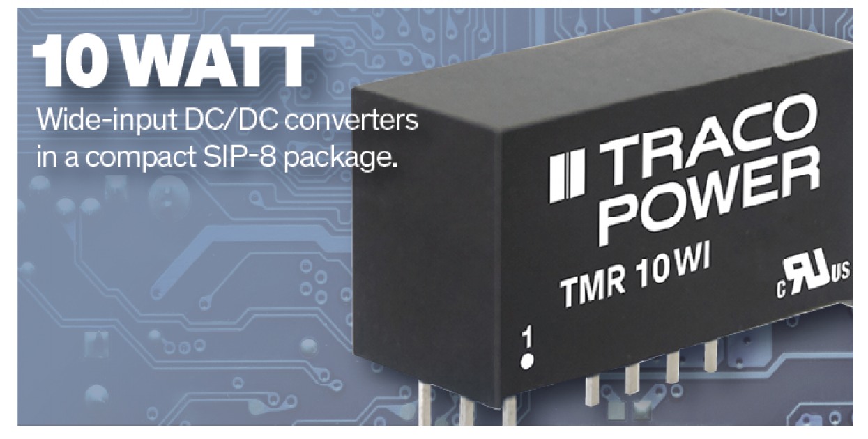 10 Watt Wide-Input Converters for Industrial Applications